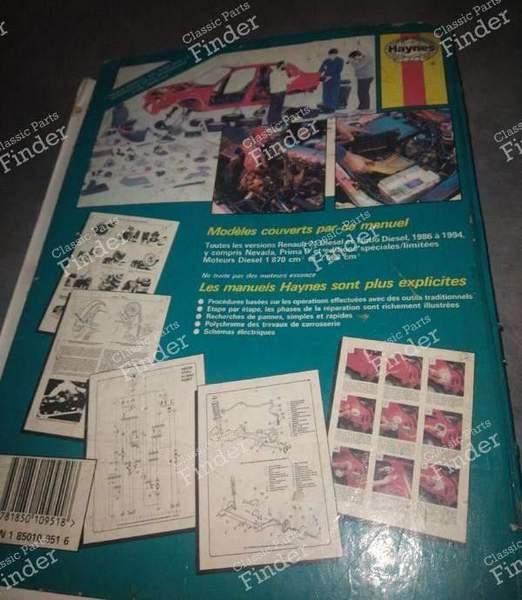 Revue Technique Haynes pour Renault 21 Diesel et Turbo Diesel - RENAULT 21 (R21) - 2