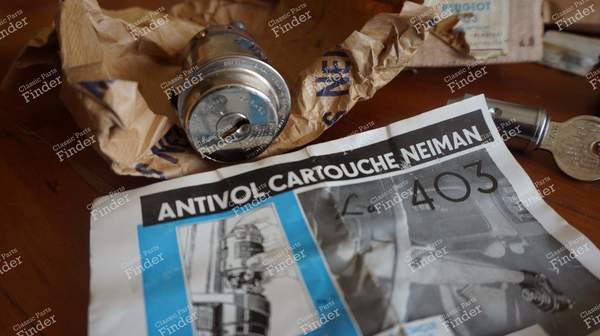 Neiman Diebstahlsicherung, Schloss und Schlüssel - PEUGEOT 404 - 1