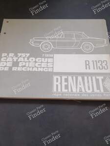Catalogues de pièces détachées - RENAULT Floride / Caravelle - PR705 / PR757- thumb-1