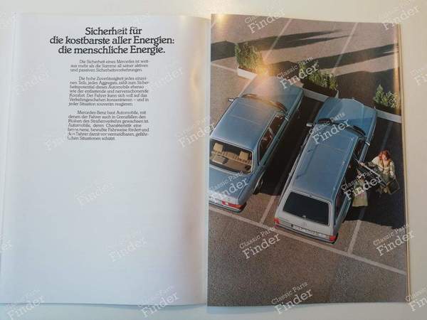 Dépliant commercial version break 'T' - MERCEDES BENZ W123 - WAM 6701.0500-07-05/1182- 6