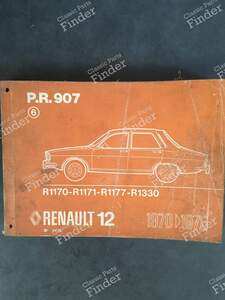 Spare Parts Manual - PR 907 (6th Edition) for RENAULT 12 / Virage (R12)