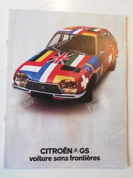 Advertising brochure - CITROËN GS / GSA - 1.72- 0