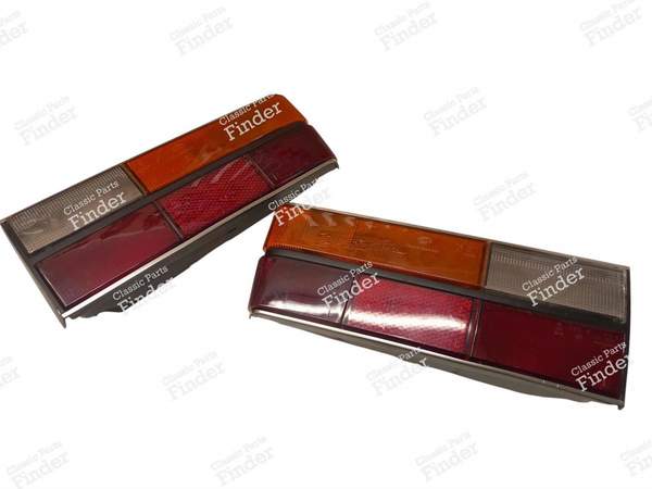 Pair of rear lights - AUDI 100 / 200 / 5000 (C2) - 431945217A (L) / 431945218A (R)- 0