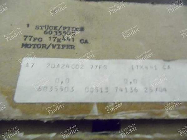 MOTOR HINTERER SCHEIBENWISCHER 77FG17K441CA FORD FIESTA MK1 & MK2 - FORD Fiesta - 77FG 17K441 CA- 9