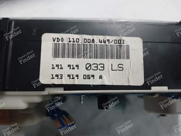 Zählerblock - VOLKSWAGEN (VW) Golf II / Jetta - 191919033LS / 193919059A- 2