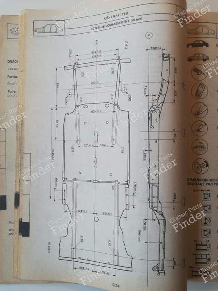 M.R. 243 - Reparaturanleitung 'Karosserie'. - RENAULT 9 / Alliance / Broadway / 11 / Encore (R9 / R11) - 7711073708- 6