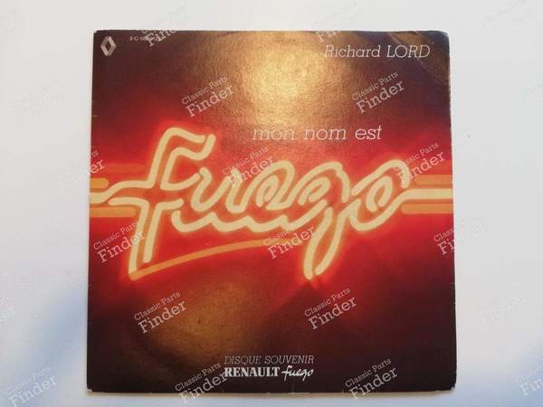 Fuego launch souvenir disc - RENAULT Fuego - 2C 108-01.237- 0