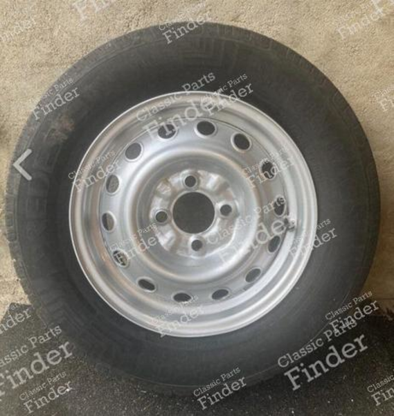 4 original steel rims - ALFA ROMEO Giulia Sprint GT / GTV / GTC / GTA (105/115 Coupés) - 1