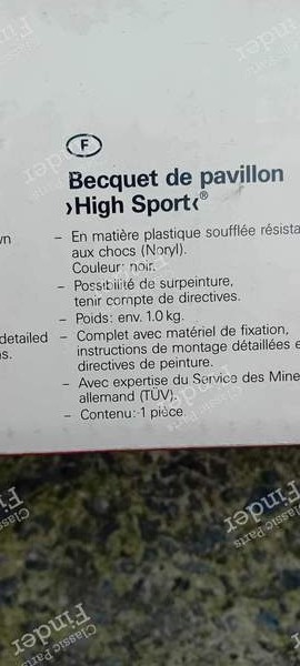 Spoiler - VOLKSWAGEN (VW) Golf III / Vento / Jetta - 1H4071640A- 2