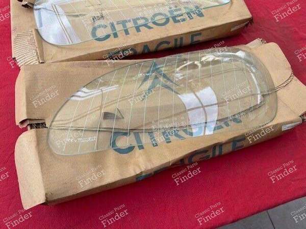 Paire de glaces de phares - 1968 à 1975 - CITROËN DS / ID - DX-541-25 A- 1
