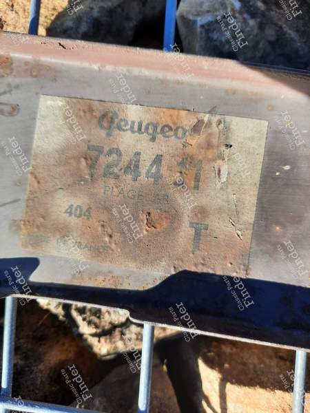 Heckbereich für Limousine - PEUGEOT 404 - 7244.11 (équivalent 7244.17)- 1