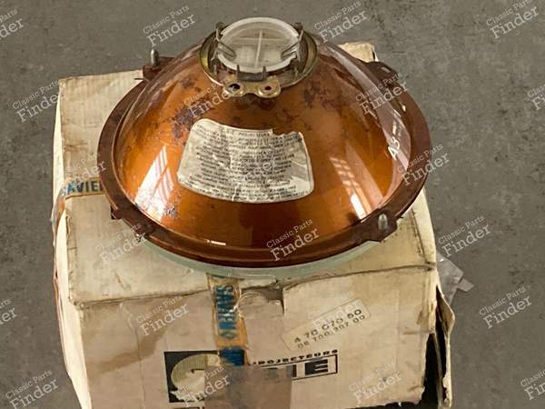 1 Large Cibié Headlight For R8 Gordini, R8S, Caravelle, Frégate... - RENAULT 8 / 10 (R8 / R10) - 4700750 / 08700307 / 47008400- 1