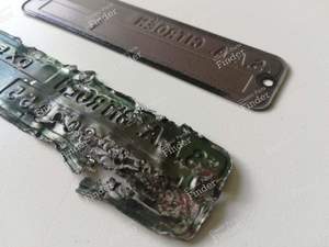 Blanko-Motorkennzeichnungsschild - Gepresst - CITROËN DS / ID - thumb-4