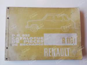 P.R. 932 - Spare parts catalog for RENAULT 6 (R6)