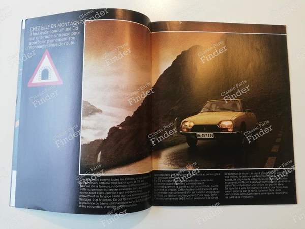 Advertising brochure - CITROËN GS / GSA - 1.72- 3