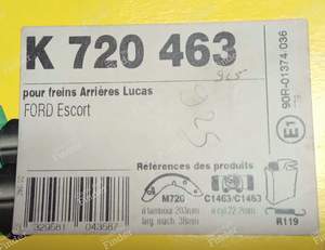 Bremsensatz hinten Ford Escort 1,3 1,4 mit ABS - FORD Escort / Orion (MK5 & 6) - K720463- thumb-5