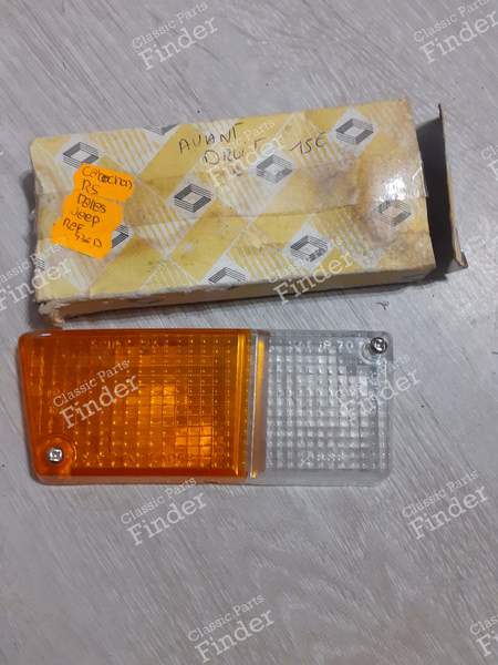 Cabochon de clignotant / veilleuse avant droit - RENAULT 5 / 7 (R5 / Siete) - 436D