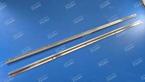 Pair of stainless steel door entry strips - PEUGEOT 204