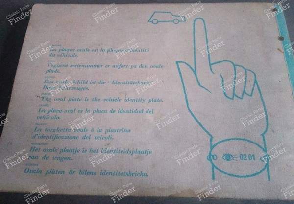 Catalogue pièces de rechange pour Renault 15 Phase 1 - RENAULT 15 / 17 (R15 - R17) - P.R.960- 2