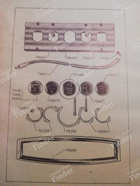 Ampèremètre Jaeger - CITROËN C4 / C6 - 716471- 9