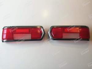 Pair of rear lights with red indicators (US version) - left + right - MERCEDES BENZ W108 / W109 - 1088260156 (L) / 1088260159 (R)- thumb-0