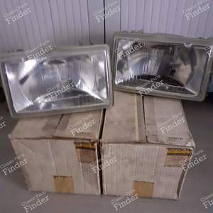 Paire d'optiques de phare pour RENAULT 9 / Alliance / Broadway / 11 / Encore (R9 / R11)
