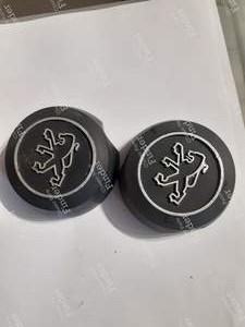 2 Radnabenabdeckungen für PEUGEOT 205