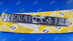Echtes Monogramm-Siegel hinten - F4 - RENAULT 4 / 3 / F (R4) - thumb-1