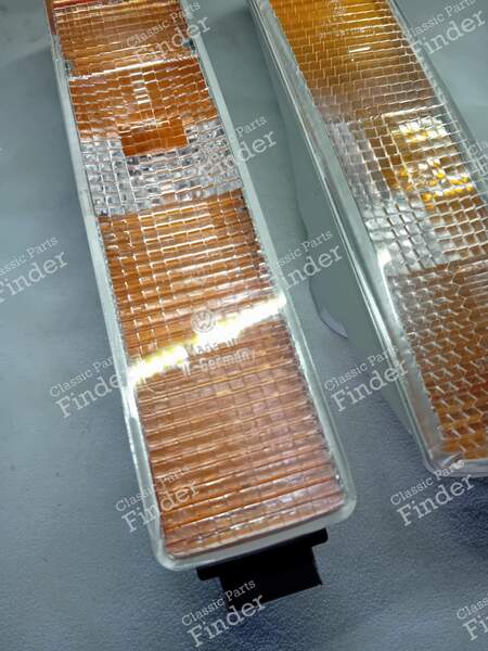Clignotants translucides blancs - VOLKSWAGEN (VW) Golf II / Jetta - 191953155F / 191953156C- 2