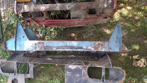 Vorderseite Serie 2 (V6 oder 4-Zylinder) - PEUGEOT 504 Coupé / Cabriolet - 3