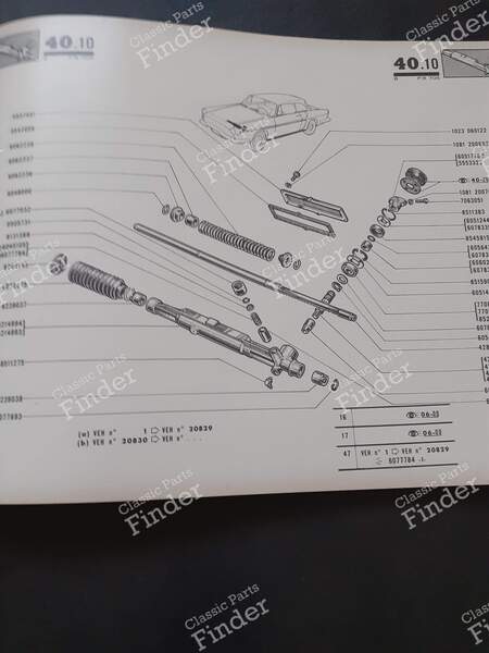 Catalogues de pièces détachées - RENAULT Floride / Caravelle - PR705 / PR757- 3