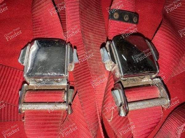 Red seat belt set - CITROËN DS / ID - 5