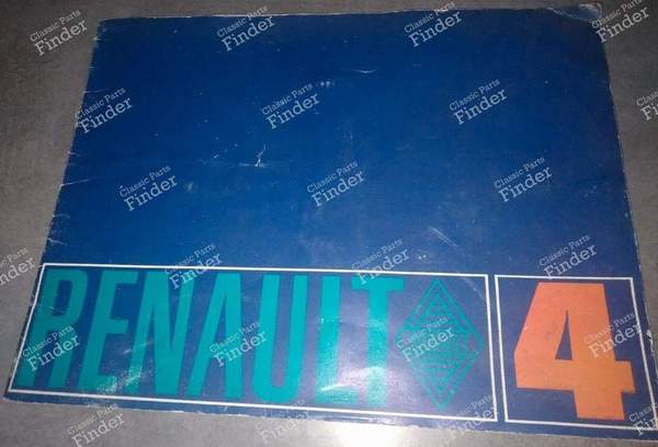 Handelsbroschüre - RENAULT 4 / 3 / F (R4) - 3